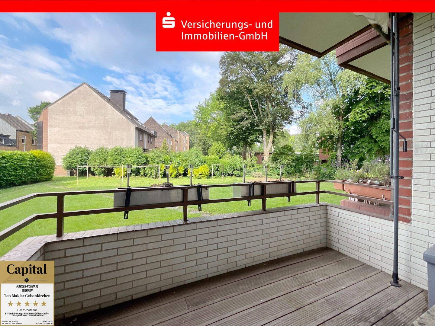 MODERNISIERTE EG-WOHNUNG MIT BALKON, EINBAUKÜCHE UND FLEXIBLEM 3,5-ZIMMER-POTENZIAL, 45883 Gelsenkirchen (Feldmark Heßler)