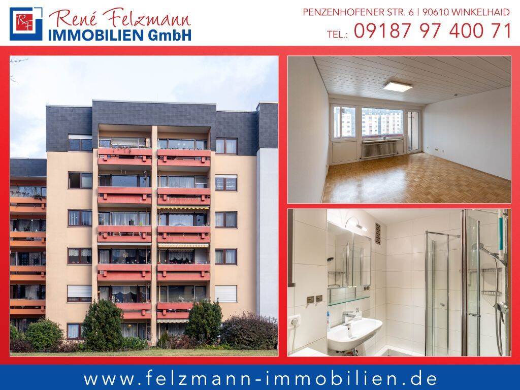 Nürnberg Worzeldorf: nahe dem Klinikum Nord. Etagenwohnung zu mieten. Besichtigung 01.07.2026, 90425 Nürnberg
