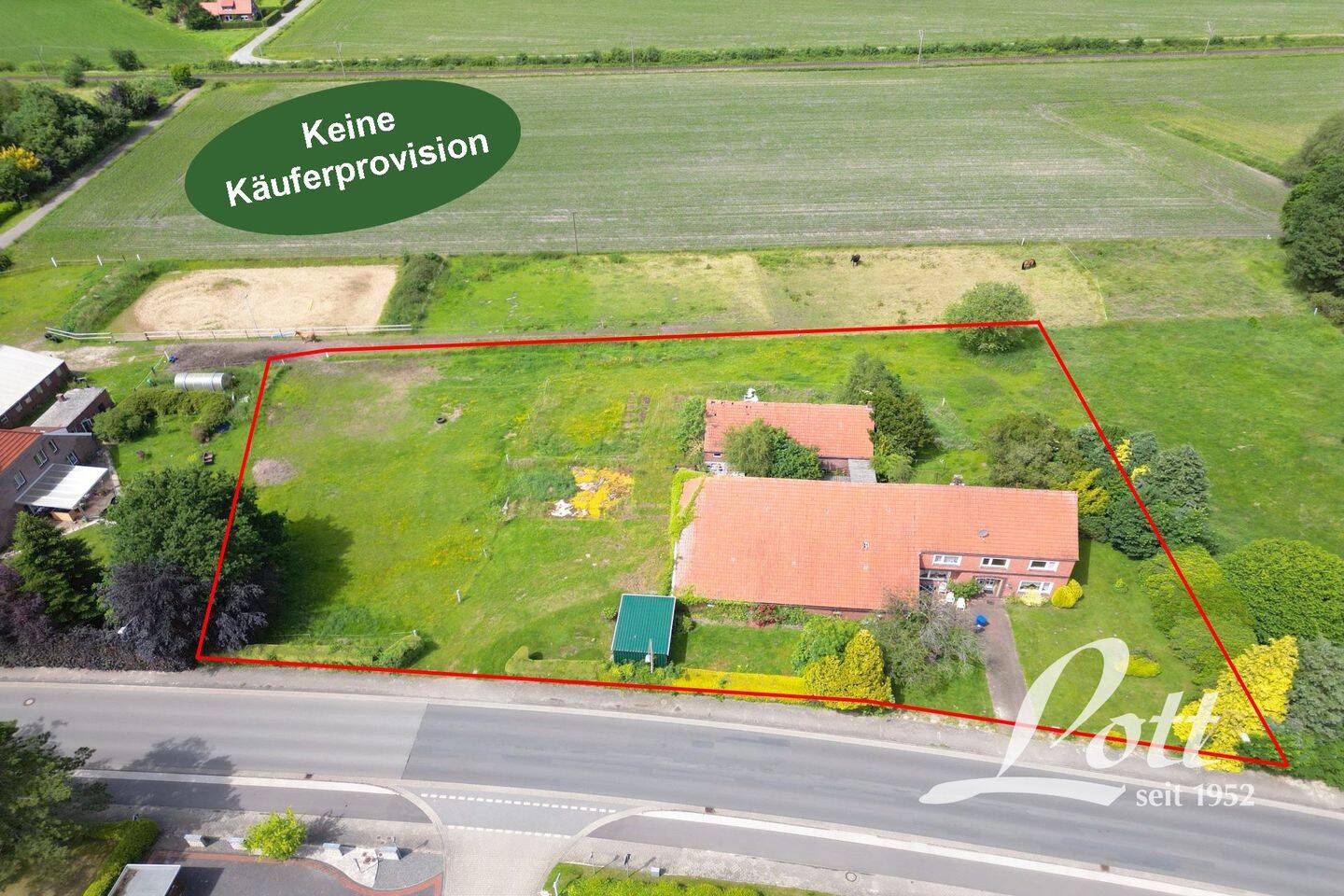 ++ Baugrundstück mit Altbestand auf 4.796 m² in zentraler Lage von Vreschen-Bokel ++, 26689 Apen