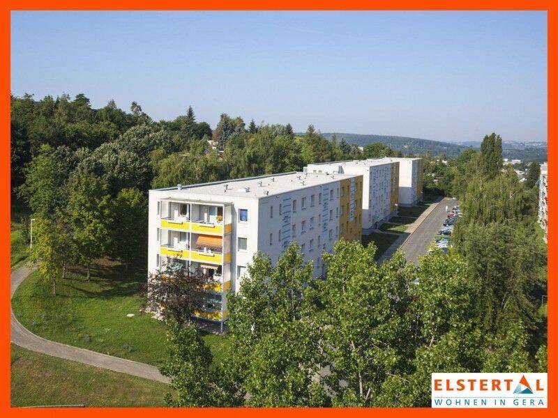 gemütliche, moderne 2-Raumwohnung in grünem Umfeld! Küche und Bad mit Fenster!, 7552 Gera (Bieblach-Ost Langenberg Roschütz Stublach)