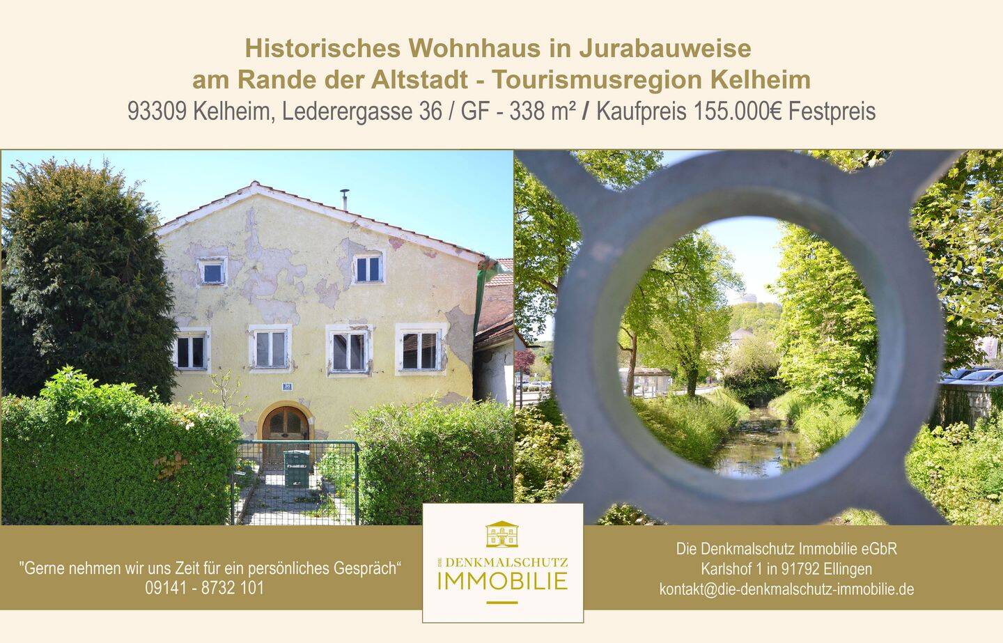 Jurahaus in zentraler Lage von Kelheim, 93309 Kelheim
