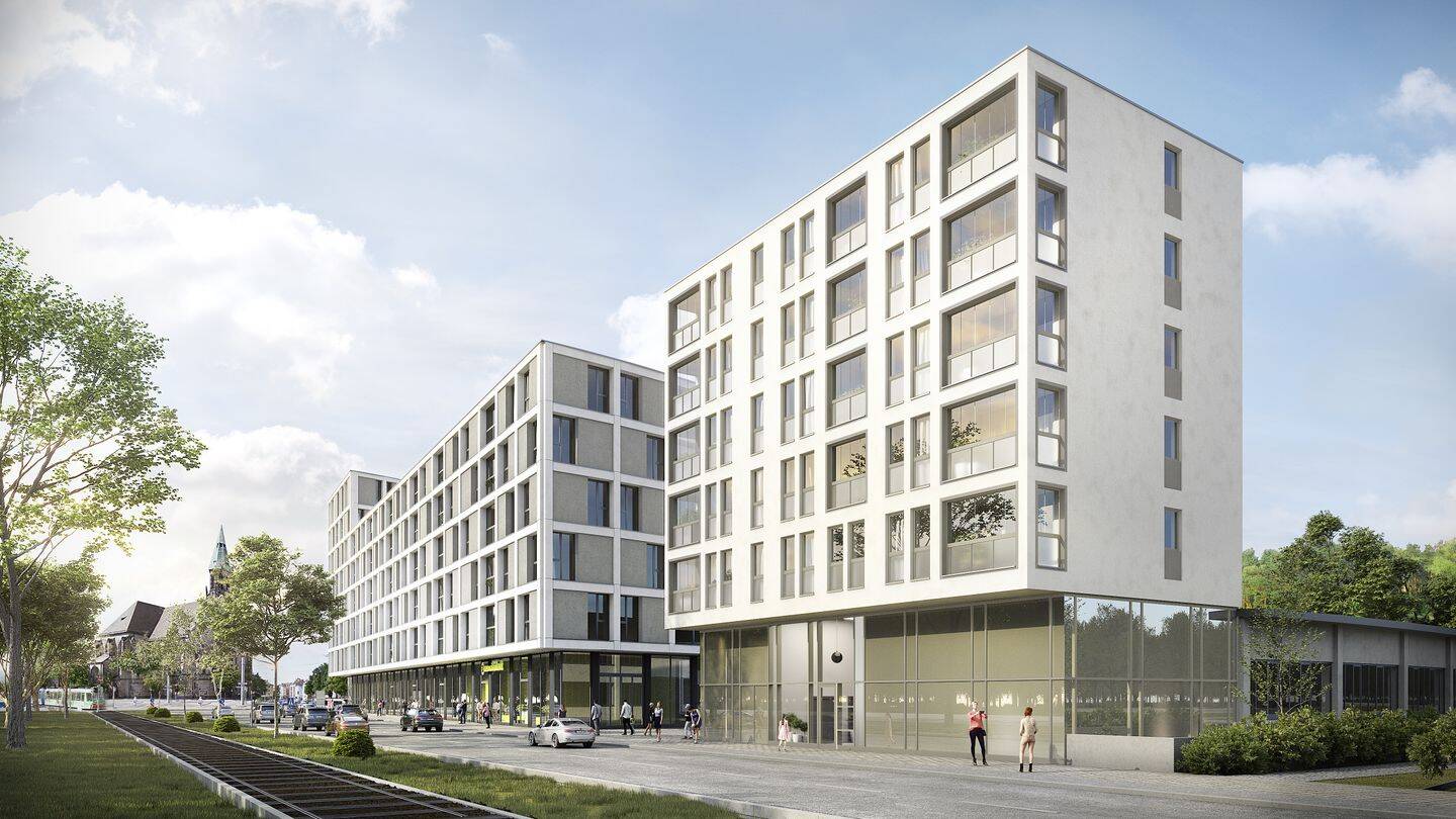 SUPER SCHICKE 2-Zimmer-Neubau-Wohnung mit Loggia und moderner Einbauküche, 90478 Nürnberg (Dutzendteich Gleißhammer Glockenhof Sankt Peter Zerzabelshof)