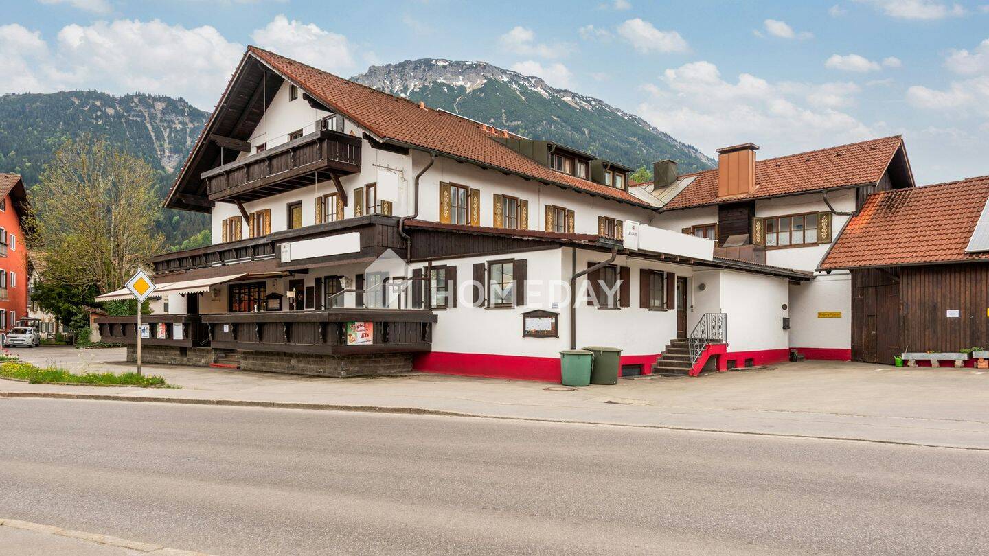 Traditionsreicher Gasthof in Alpenlage – Restaurant, Pension und großes Entwicklungspotenzial, 87459 Pfronten