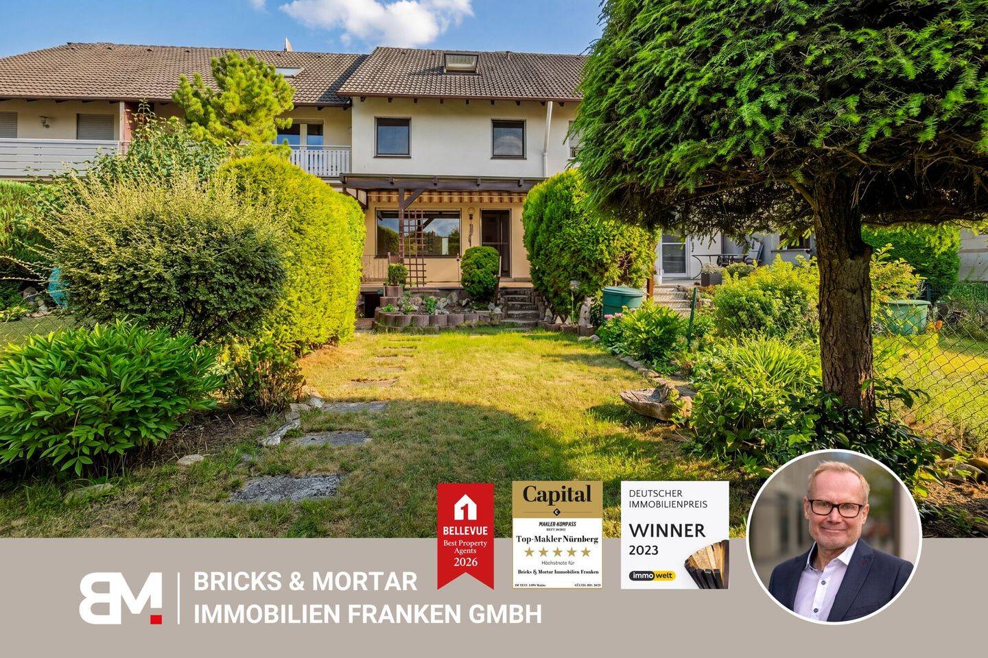 Reihenmittelhaus mit wunderschöner Terrasse, Garten und Garage in Altdorf, 90518 Altdorf b. Nürnberg