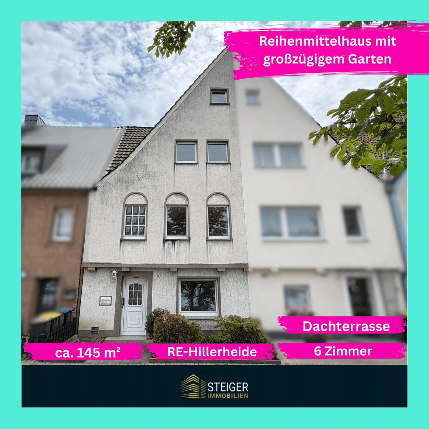 Reihenmittelhaus mit großzügigem Garten in Hillerheide! Befristetet Angebot bis zum 30.06.2026, 45659 Recklinghausen
