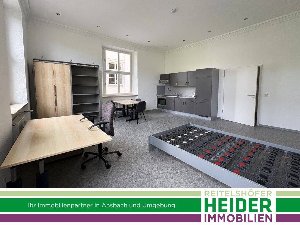 Möblierte 1 Zi.-Wohnung mit Einbauküche – Stadtzentrum, 91522 Ansbach