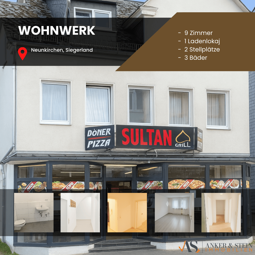 Investition mit Mehrwert: Geschäft + Wohnen unter einem Dach, 57290 Neunkirchen