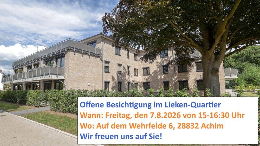 Erstklassige Neubauwohnung im Lieken-Quartier!, 28832 Achim