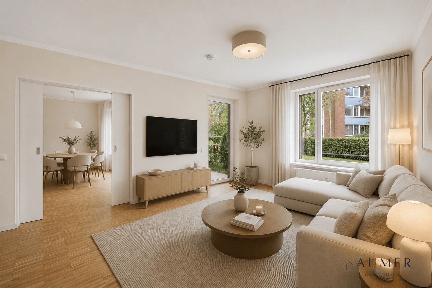 Ruhig gelegen & mit Terrasse – Charmante 3-Zimmer-Erdgeschosswohnung