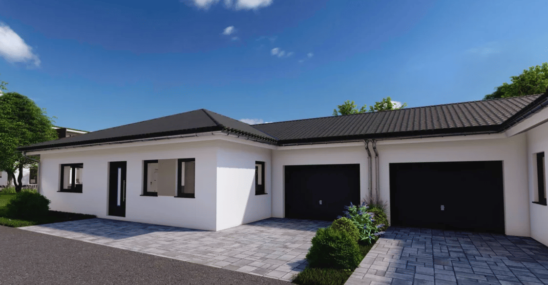 KfW 55 – 5 Service Bungalows Arnstein – Baustart !, 97450 Arnstein