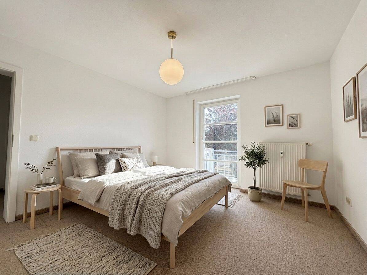 Helle Eigentumswohnung in Kaufbeuren mit zwei Balkonen, neuem Bad und Tiefgarage, 87600 Kaufbeuren