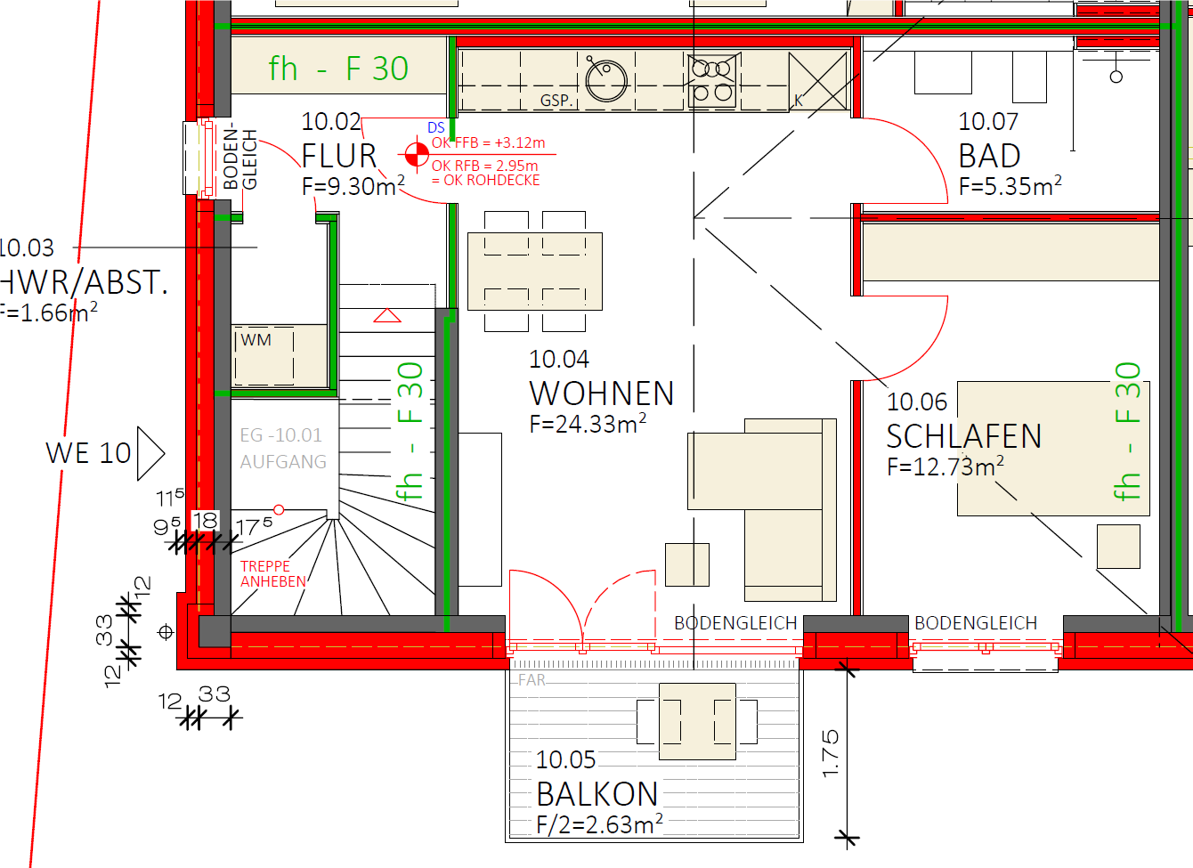 OG-Wohnung 10 in Gildehaus zu vermieten, 48455 Bad Bentheim