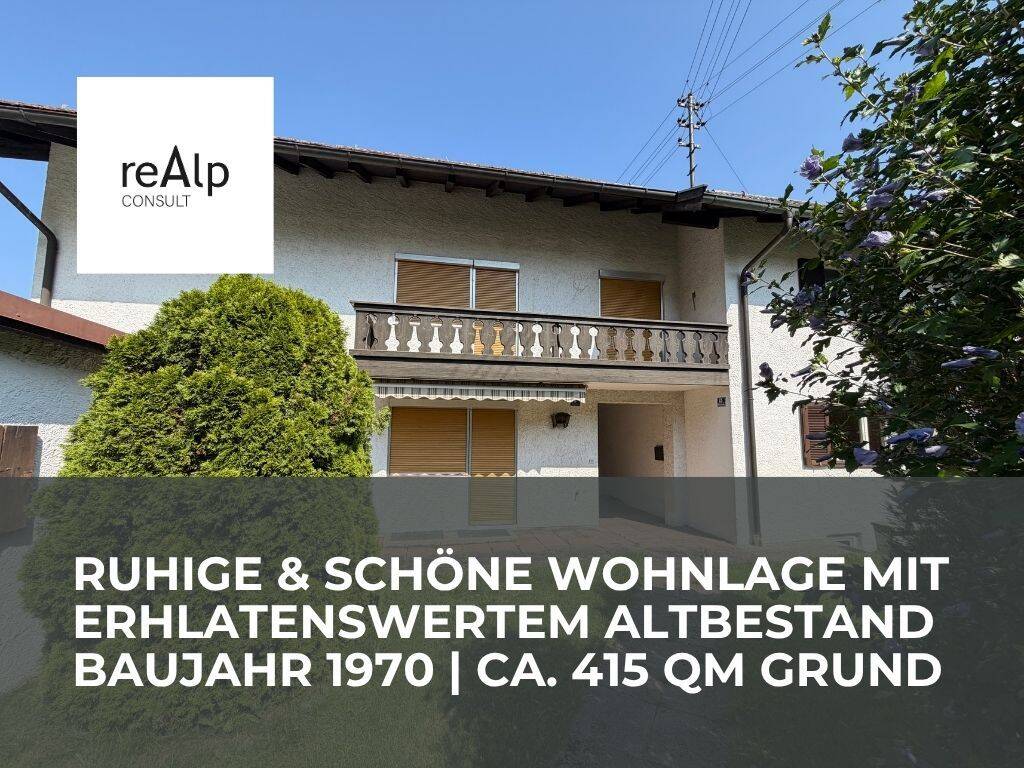 Solider Altbestand zur Sanierung in schöner Wohnlage von Oberau – ca. 415 qm Grund, 82496 Oberau