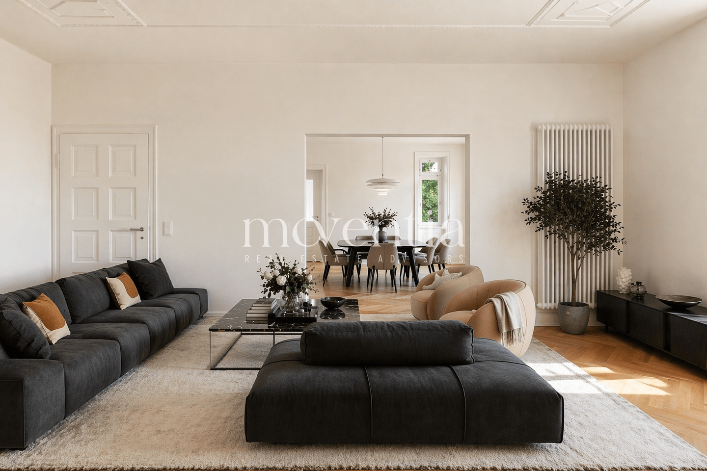 6-Zi.-Wohnung mit Garten in Halbhöhenlage Stuttgart-West