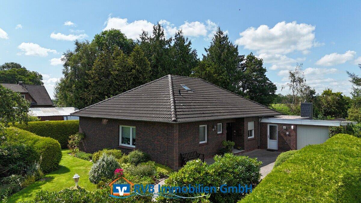 Wohnen mit Naturblick – gemütlicher Bungalow auf großem Grundstück, 26632 Ihlow