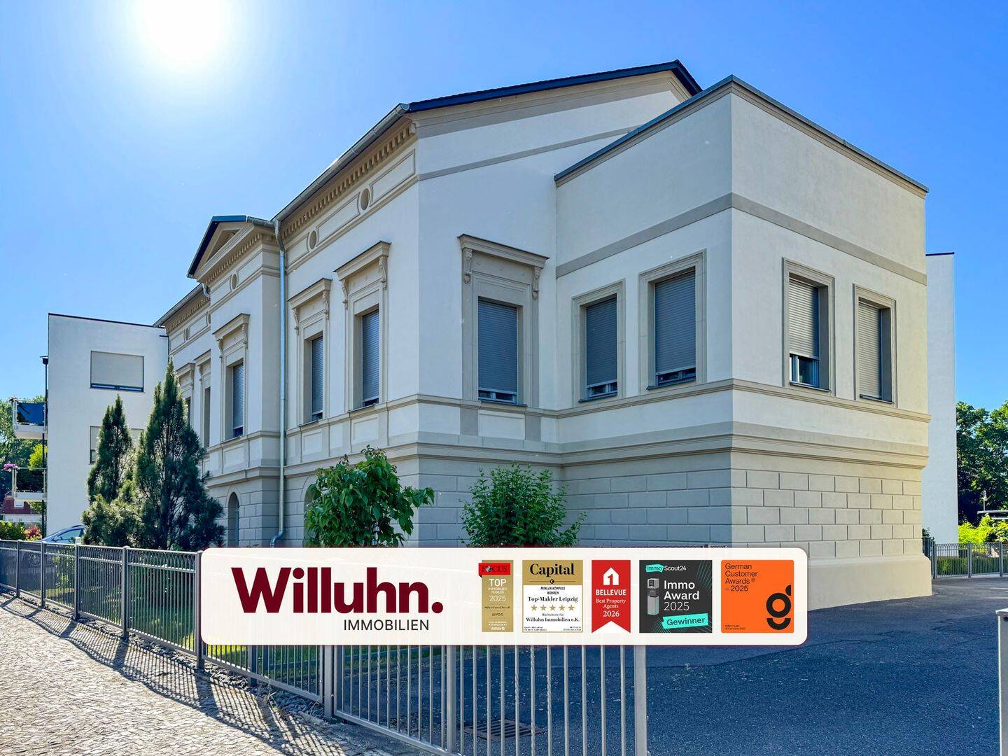 Zum 01.11.! 2 Balkone | 2 Bäder | Klimaanlage | Stellplatz | in 2020 sanierter Villa am Wallgraben, 4509 Delitzsch
