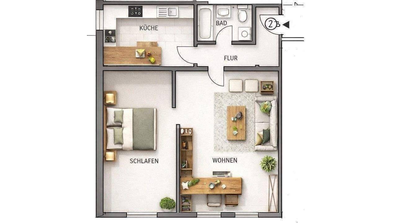 2 – Zimmerwohnung im Herzen der Fürther Altstadt, 90762 Fürth (Innenstadt)