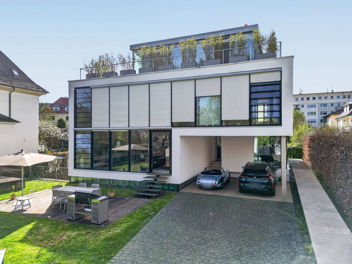 Das Haus auf sieben Stützen – Architektenvilla am Rand der Beiertheimer Allee, 76137 Karlsruhe