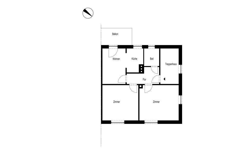 DREI-ZIMMER-WOHNUNG MIT BALKON IM GRÜNEN ZWISCHEN LÜDENSCHEID UND ALTENA, 58762 Altena