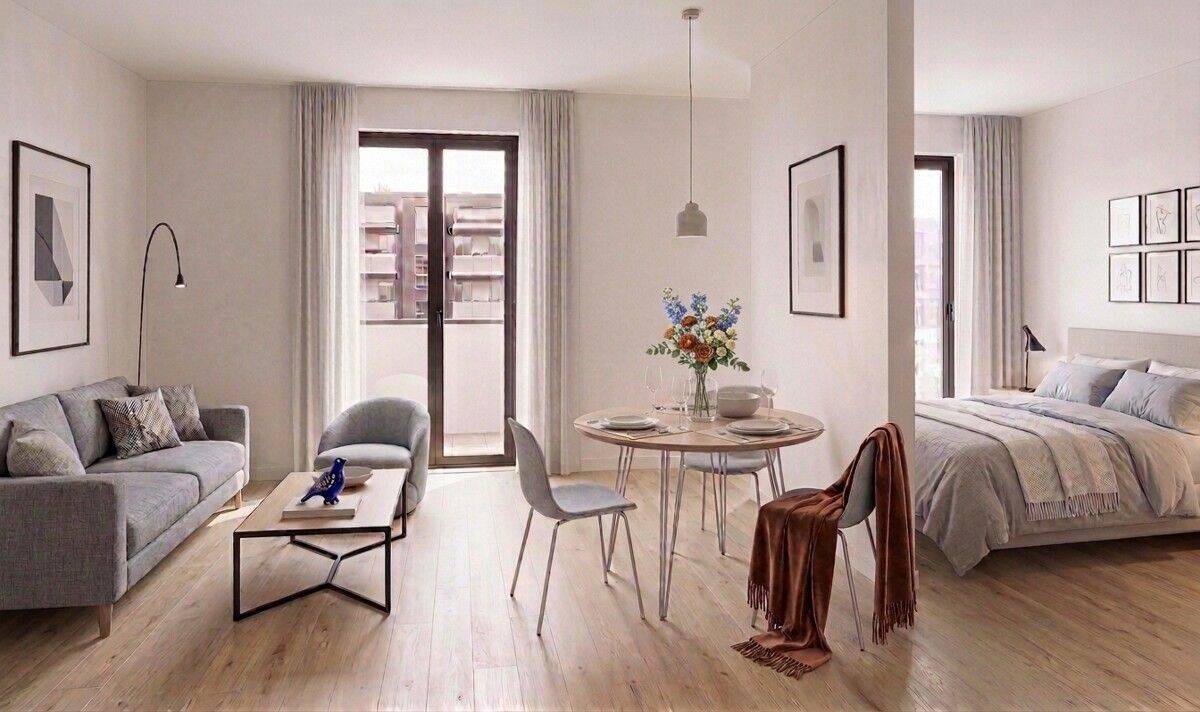 18 % Eigenkapitalrendite: Attraktives Apartment mit Einbauküche und Balkon, 22177 Hamburg (Wandsbek Bramfeld Steilshoop)