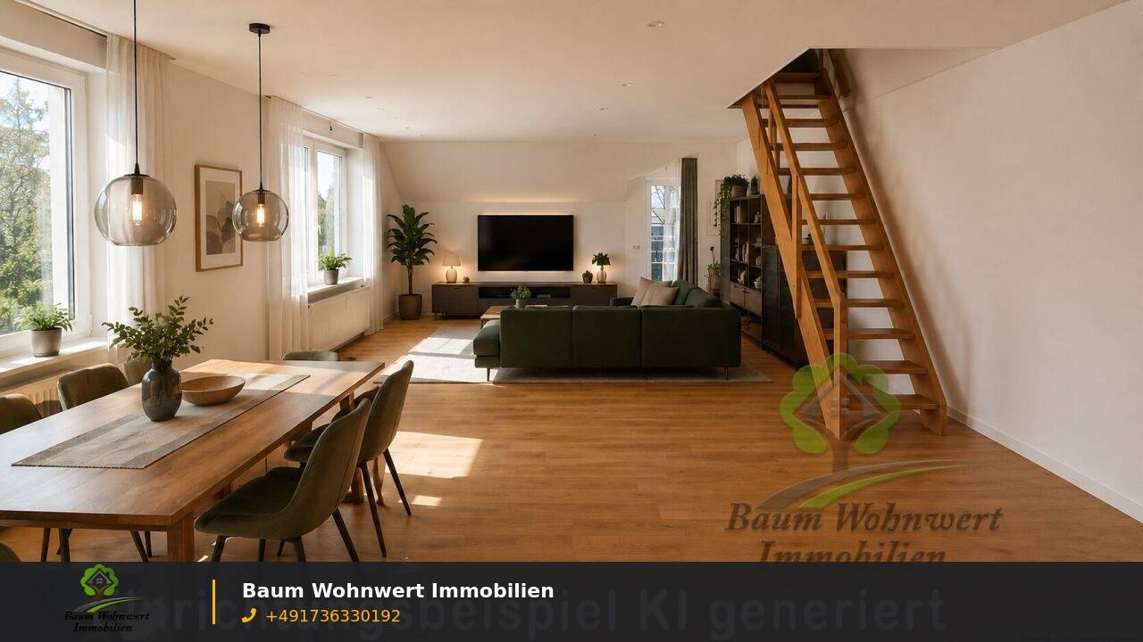 Handwerkerchance: DG-Wohnung mit Balkon & Nutzfläche (Provisionsfrei), 73079 Süßen