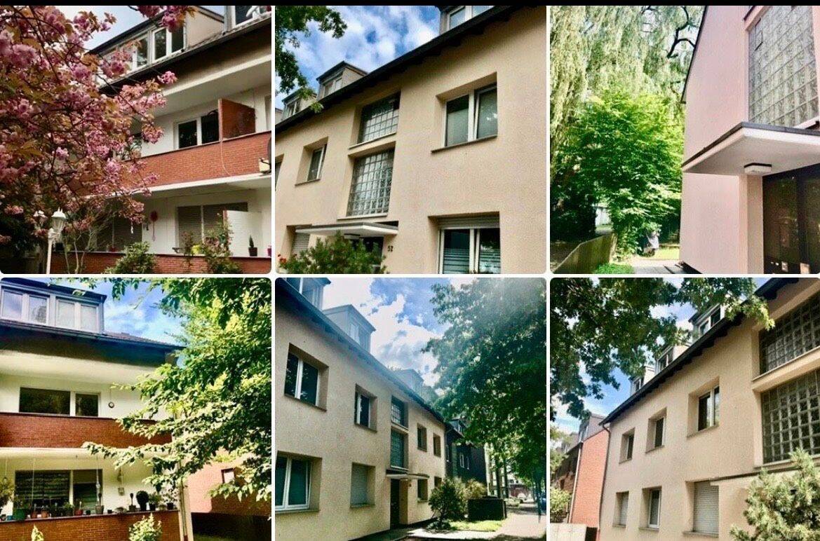 Düsseldorf-Benrath „Am Wald“, gepflegte 2 Zi./KDB(Wanne), Balkon Wohnung, mit Blick in großen Garten, ca. 70qm, 40597 Düsseldorf (Benrath Hassels Urdenbach)
