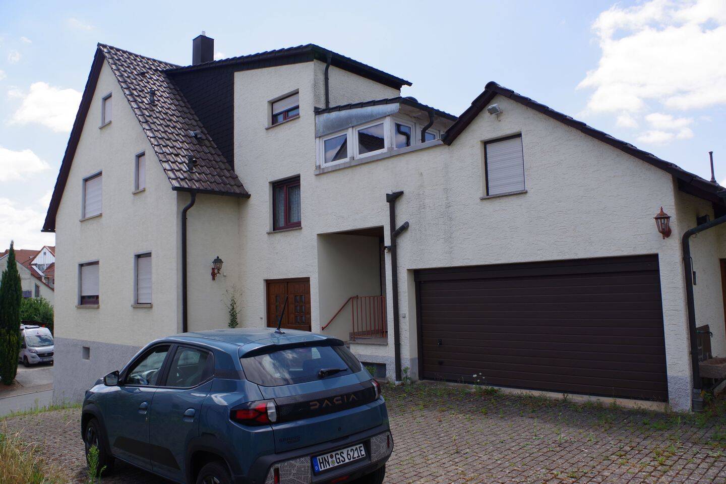 Doppelhaushälfte mit Doppelgarage und großem Grundstück in Bad Rappenau-Zimmerhof, 74906 Bad Rappenau