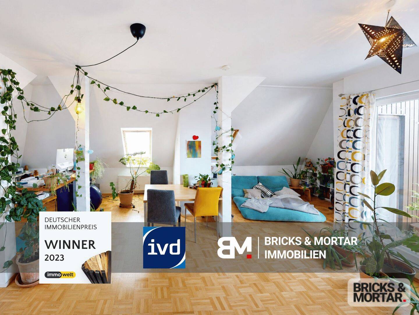 Charmante 2-Zimmer-Dachgeschosswohnung mit Loggia