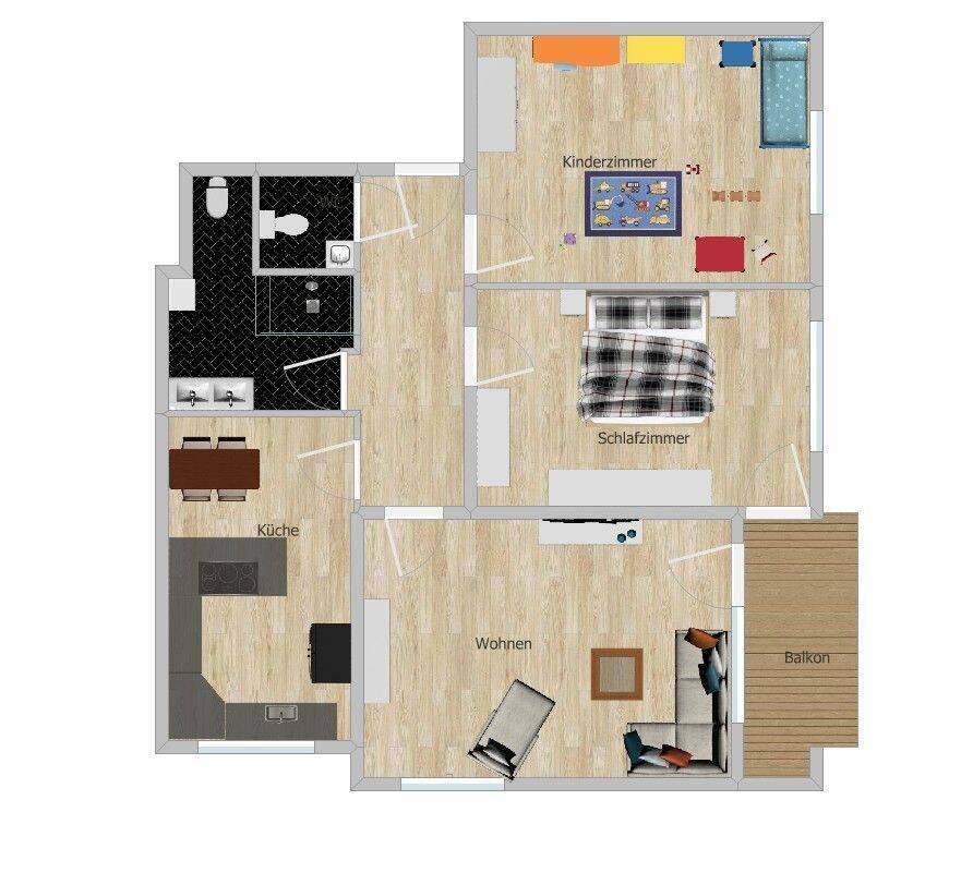 NEUWERTIG ~ Barrierefrei ~ 3 bzw. 4-Zimmer-Erdgeschosswohnung in ruhiger Wohnlage, 73773 Aichwald