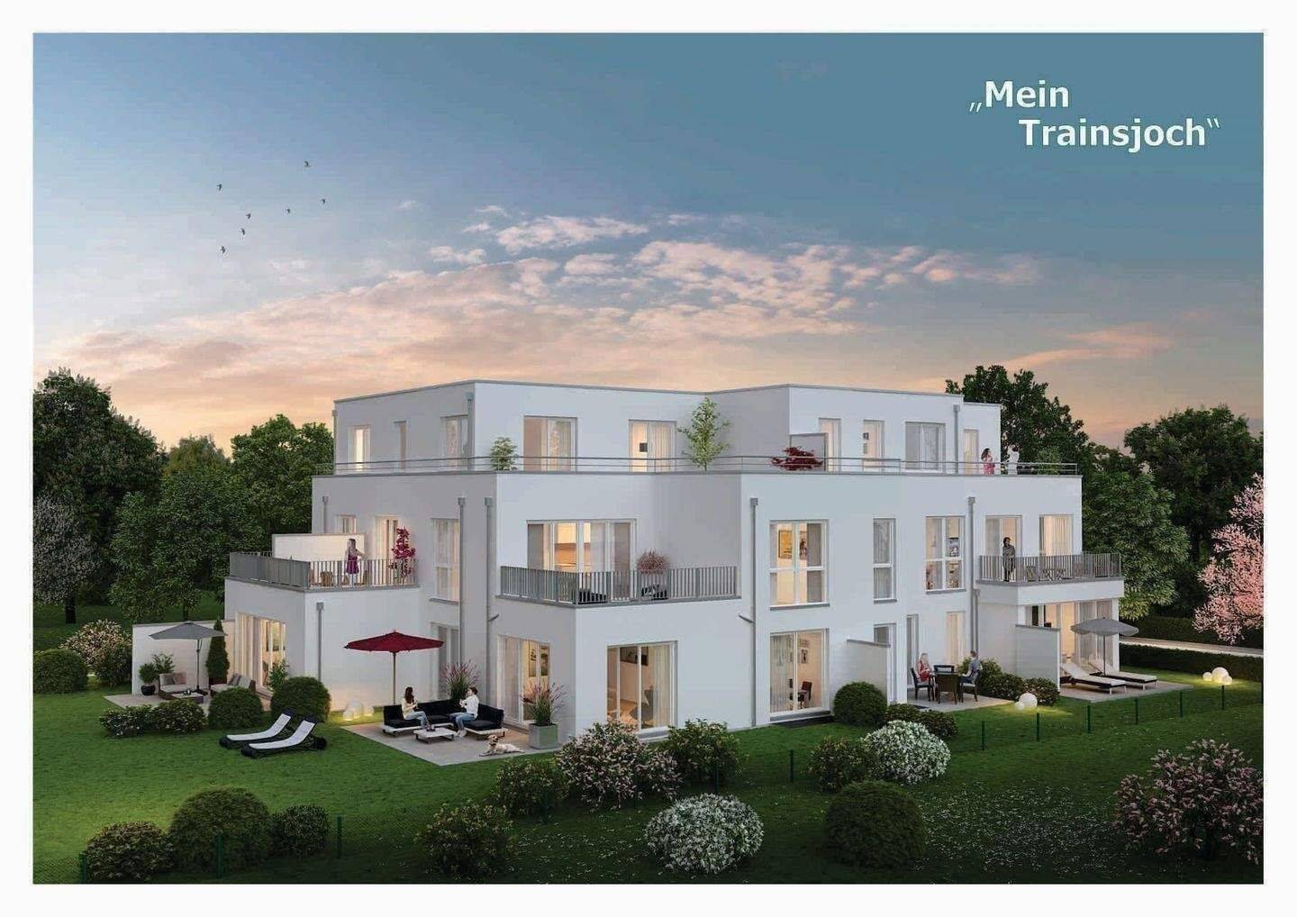 Bezug in 2026! keine Vorfinanzierung! Neubauprojekt: 3-Zimmer-Whg. (Nr.7) im 1. OG mit 20m² großer Sonnenterrasse in ruhiger grüner Lage.