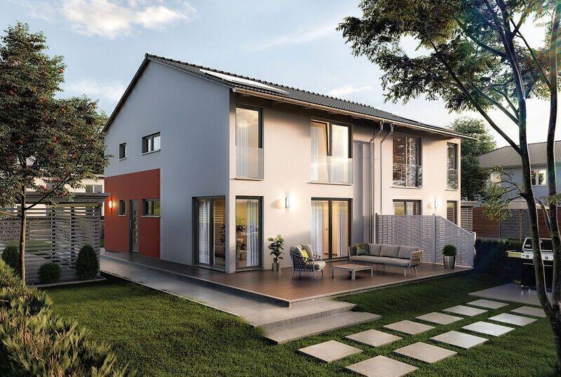 2 Doppelhaushälften, massiv gebaut, Preis inkl. Grundstück, 66507 Reifenberg