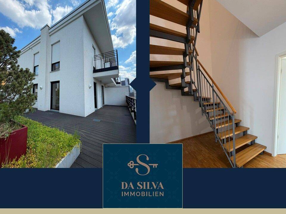 **Maisonette-Wohnung, ca. 42m²-Süd-Dachterrasse, Aufzug u.v.m.**, 60486 Frankfurt am Main (Bockenheim Gallus Rödelheim Westend-Süd)