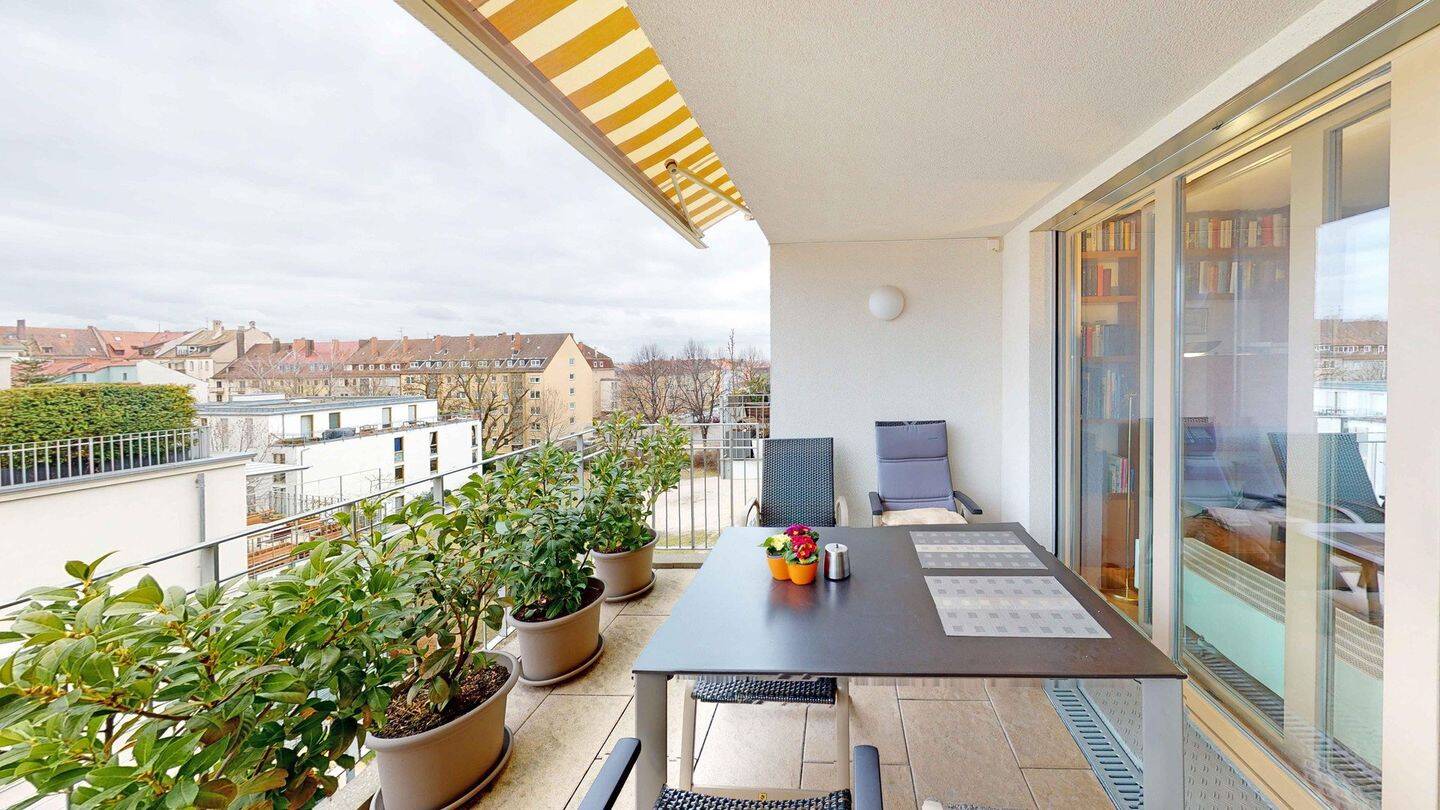 Moderne Stadtwohnung mit Westbalkon und Stellplatz, 90419 Nürnberg (Kleinweidenmühle Sankt Johannis)