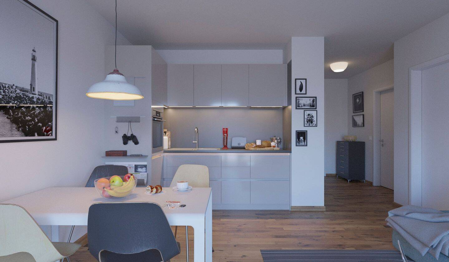 Erstbezug I großer Süd-Balkon I Einbauküche möglich I Stellplatz zur Wohnung, 4107 Leipzig (Zentrum Zentrum-Süd)
