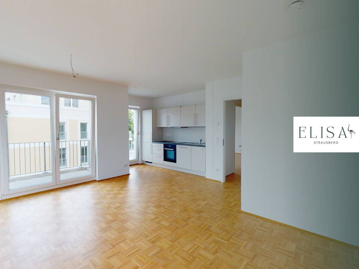 Stilvolle 2-Zimmer-Wohnung in TOP LAGE mit geräumigem BALKON und EBK im Stadtquartier ELISA, 15344 Strausberg
