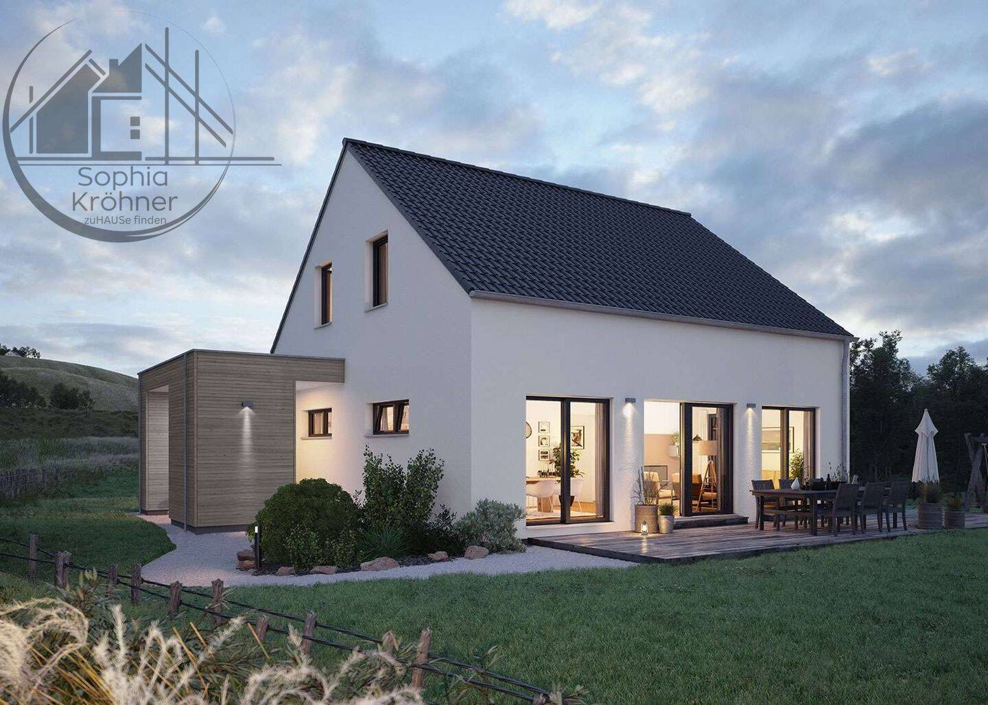 kein Reihenhaus-Gefühl: 162qm Haus auf 1218qm eigenem Grund, 9599 Freiberg