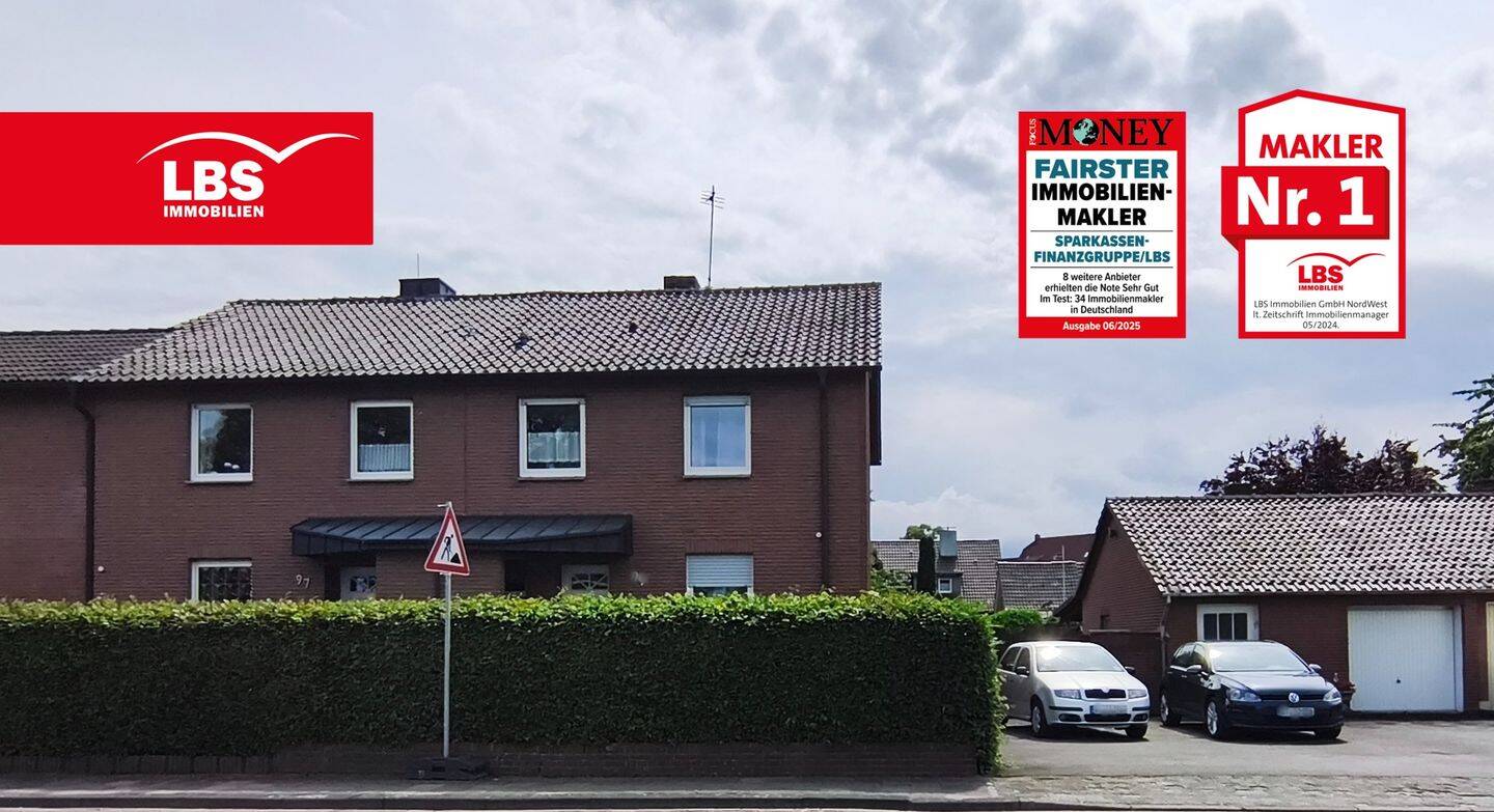 Starterimmobilie – Reihenendhaus mit großem Garten, 48366 Laer