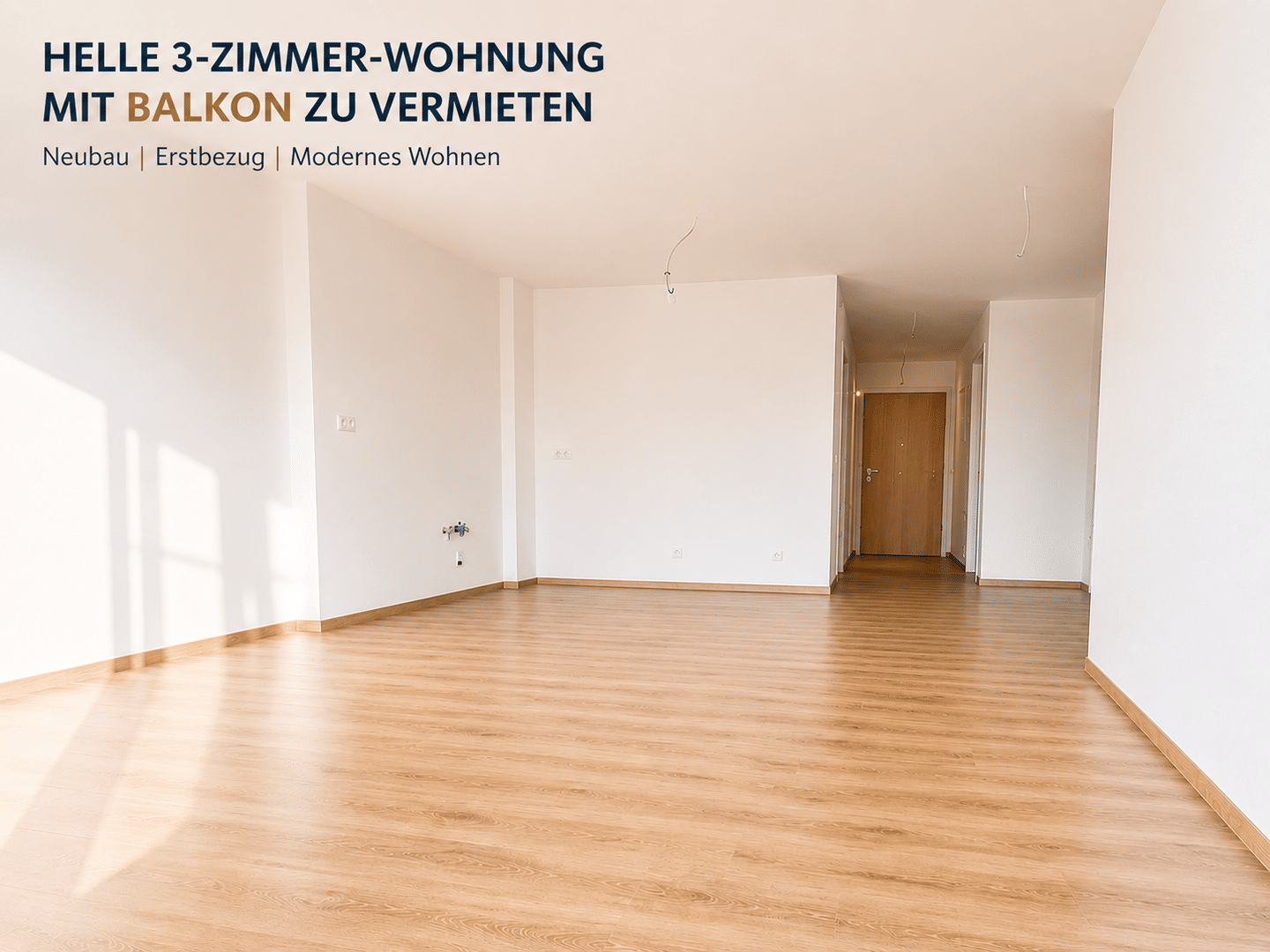 Moderne 3-Zimmer-Neubauwohnung mit Balkon zu vermieten, 89537 Giengen an der Brenz
