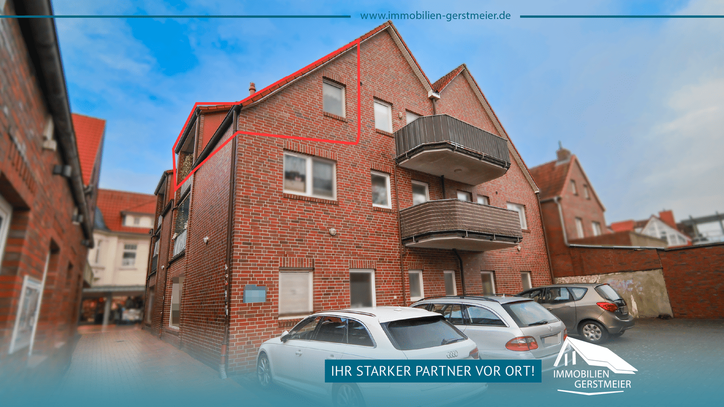 Barrierearmes Wohnen in der Wittmunder Innenstadt – 2-Zimmer-Wohnung mit Loggia, 26409 Friedeburg
