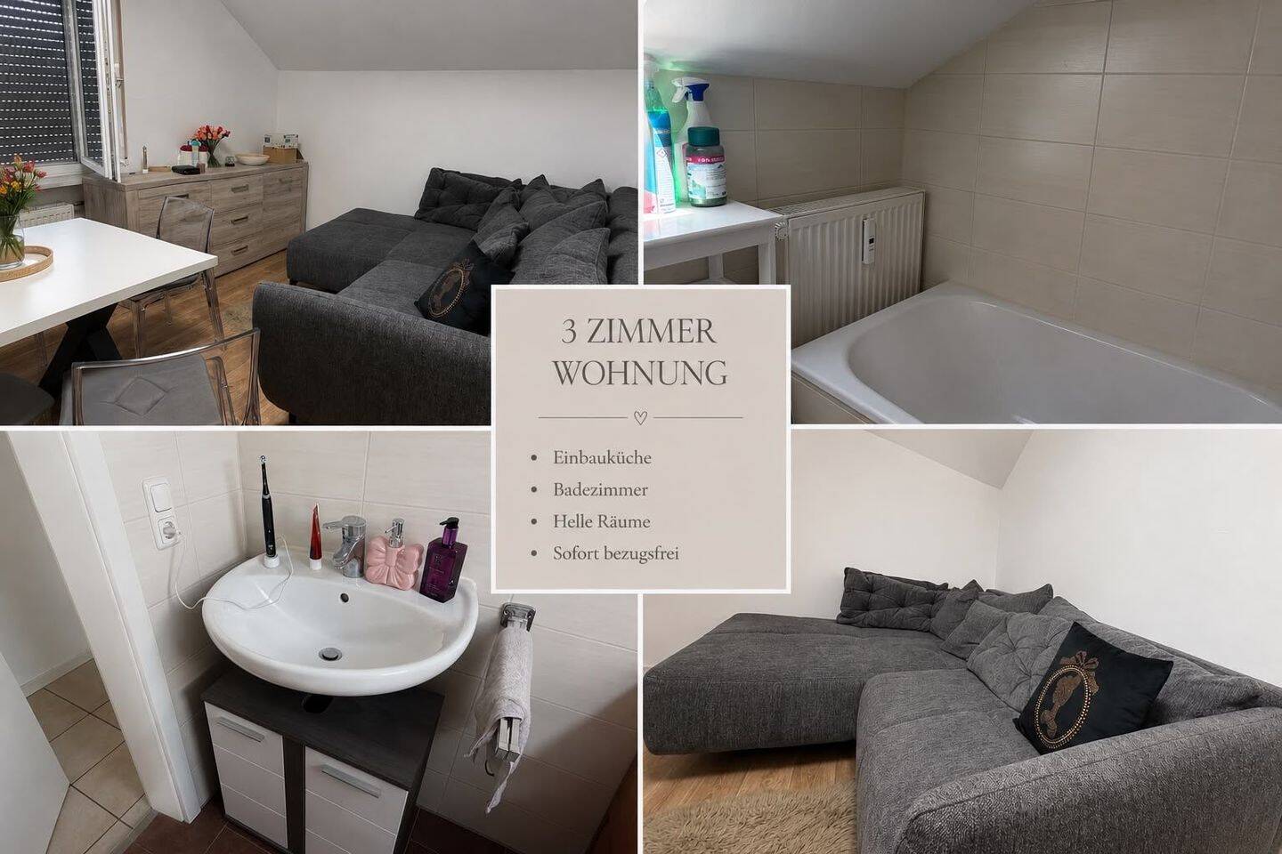 Mietwohnung, 3 Zimmer, 49 m², in Schrobenhausen, 86529 Schrobenhausen
