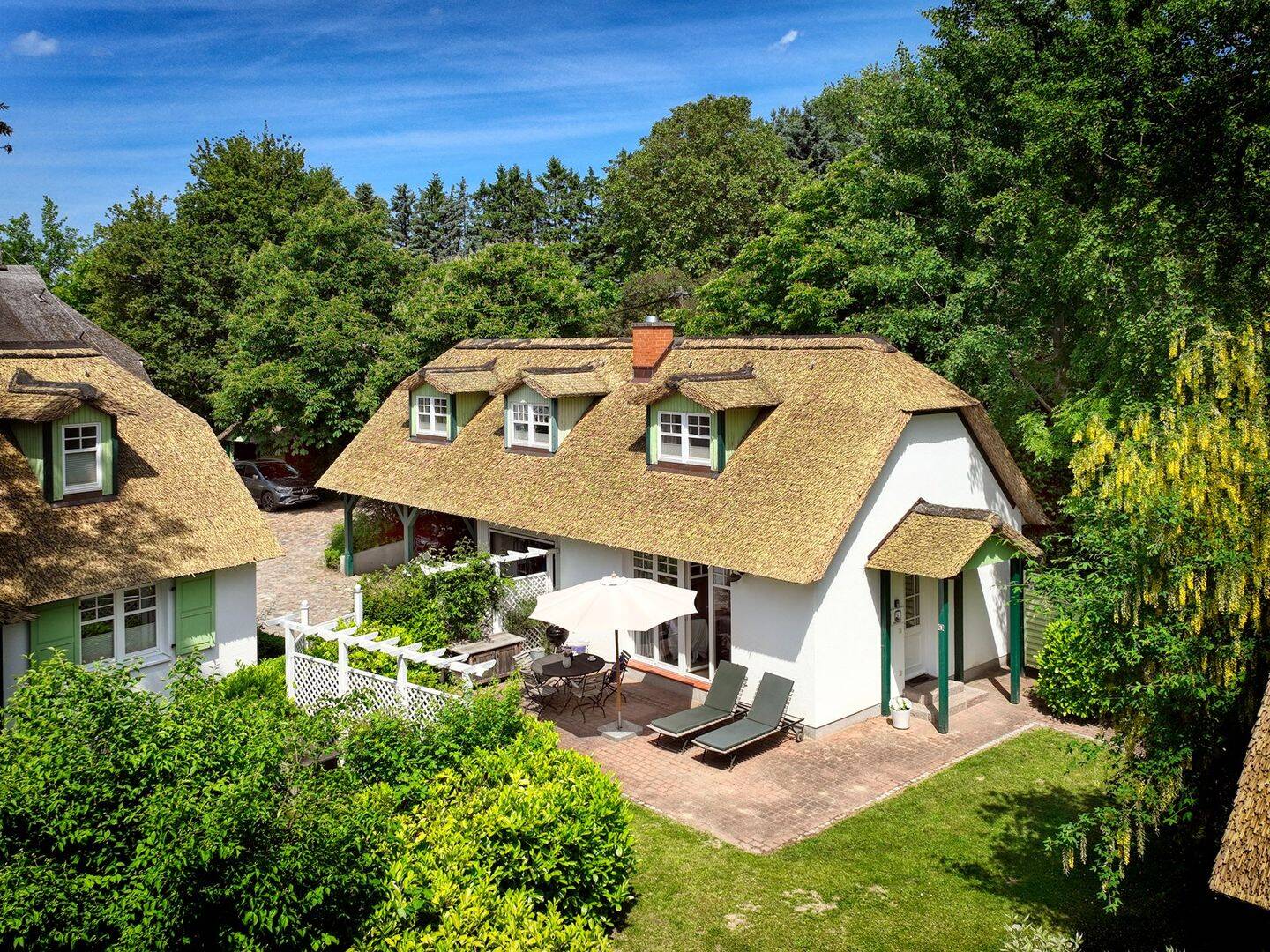 Wohlfühlhaus mit Kamin und großer Terrasse auf dem Gut Klein Bollhagen – nahe der Ostsee bei Kühlungsborn, 18209 Wittenbeck