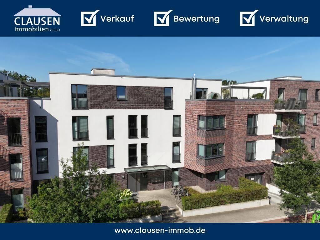 Neuwertiges Wohnen aus 2016: Stilvolle 4-Zimmer-Eigentumswohnung mit Balkon und Tiefgaragenstellplatz in Norderstedt!, 22850 Norderstedt