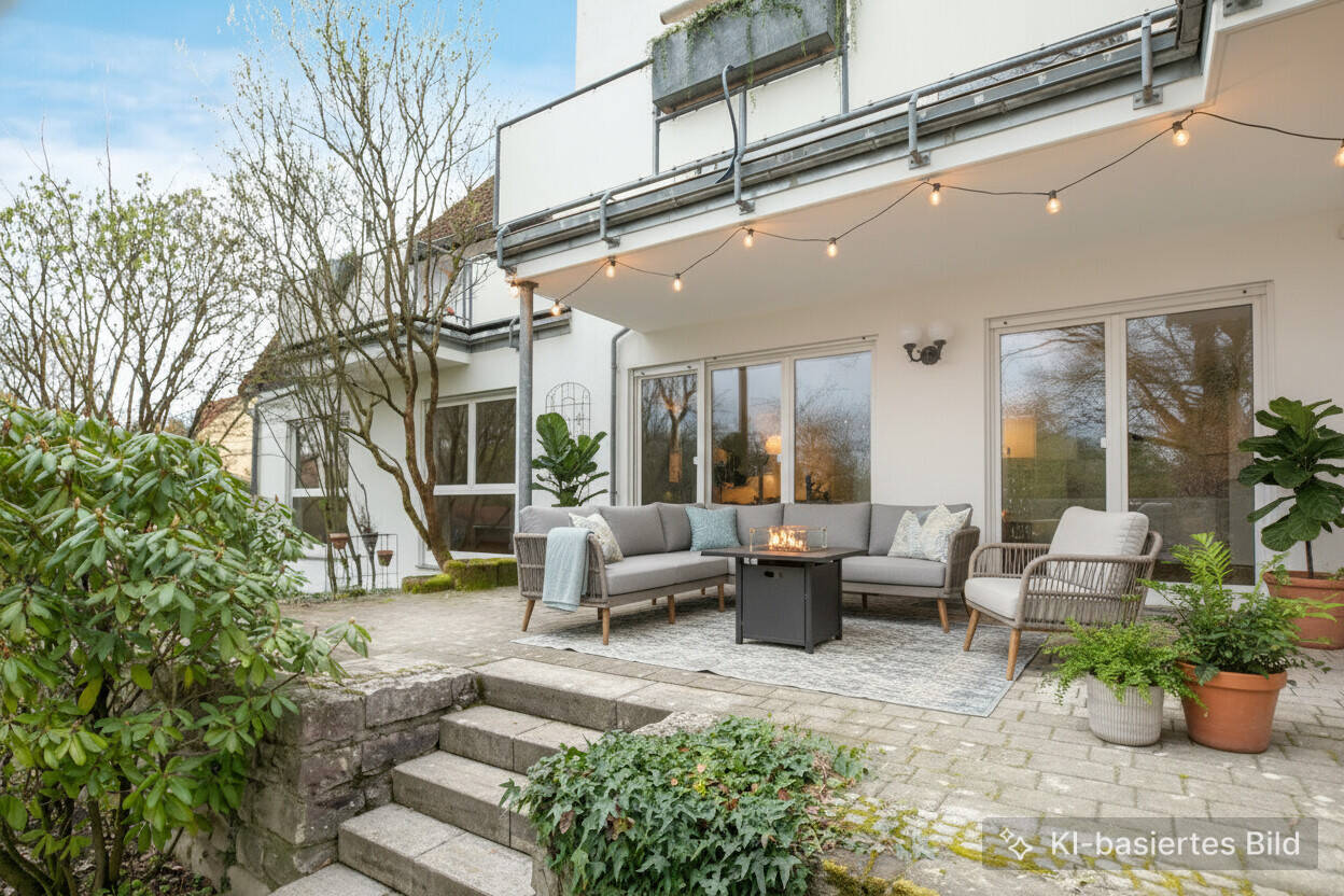 Familienfreundliche 3,5-Zimmerwohnung mit Südgarten und vielseitigem Souterrain, 63303 Dreieich