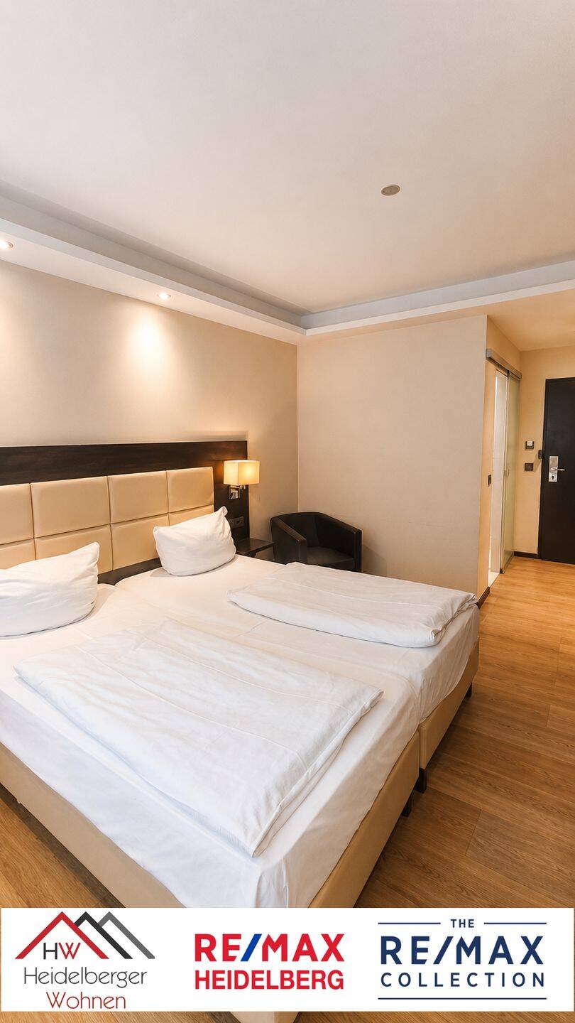 Hotel-Atmosphäre: vollausgestattetes möbliertes ehemaliges Hotelzimmer in Karlsruhe zu vermieten., 76133 Karlsruhe