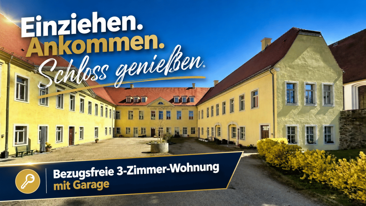 Ihr neues Zuhause mit Charakter – stilvoll wohnen im Schlossambiente – 3-Zi. Wohnung im Schloss Weistropp, 1665 Klipphausen