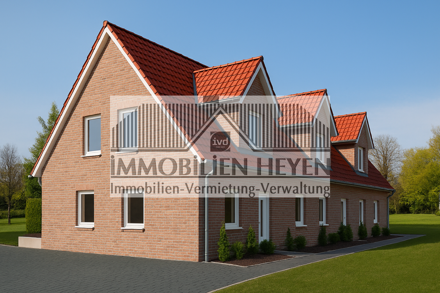 Moderne Neubau-Eigentumswohnung im KfW-55-Standard – Whg 3 ruhige Lage nahe dem Ersten-Wiek-See in Papenburg-Obenende (Fertigstellung 2026), 26871 Papenburg