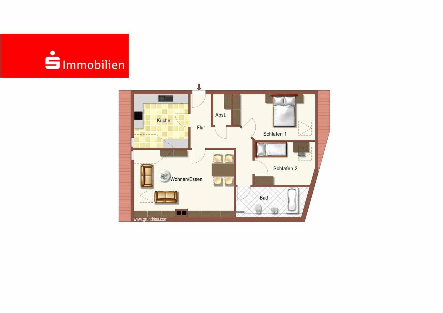 3-Zimmer-Mietwohnung, 98587 Steinbach-Hallenberg