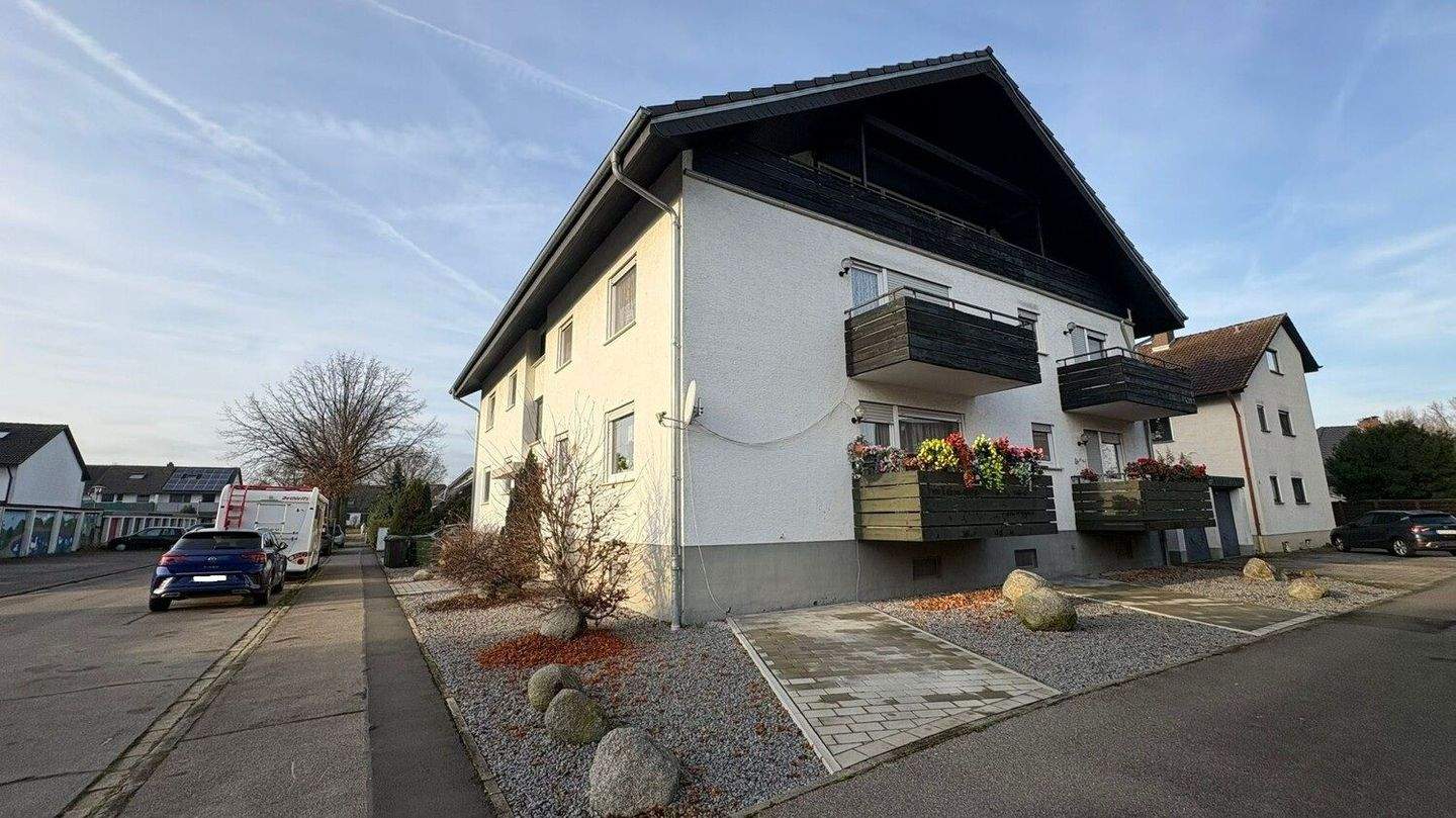Gemütliche 4-Zimmer-Wohnung mit zwei Balkonen in Hemsbach!, 69502 Hemsbach