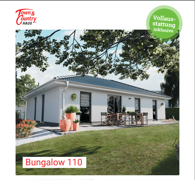 Haus Massivhaus Neubau Bungalow 110 – das ideale Zuhause, 59494 Soest