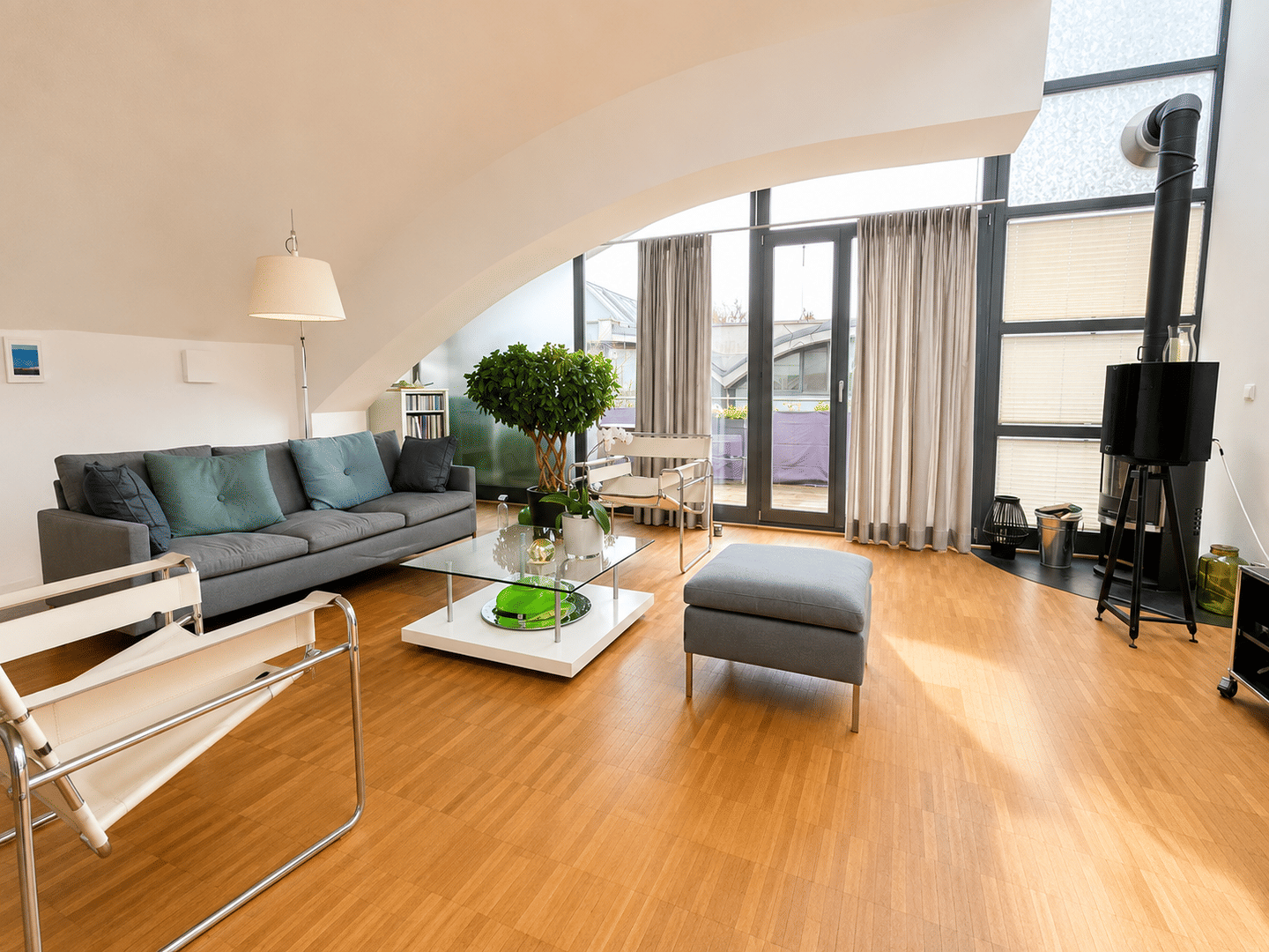 Loft mit Galerie, Kamin und zwei Terrassen – Architektur mit Seltenheitswert, 90461 Nürnberg
